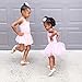 STELLE Girl's Cotton Camisole Dress Leotard for Dance, Gymnastics and Ballet(Toddler/Little Girl/Big Girl)