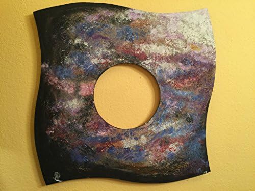 Handmade frame with original abstract painting