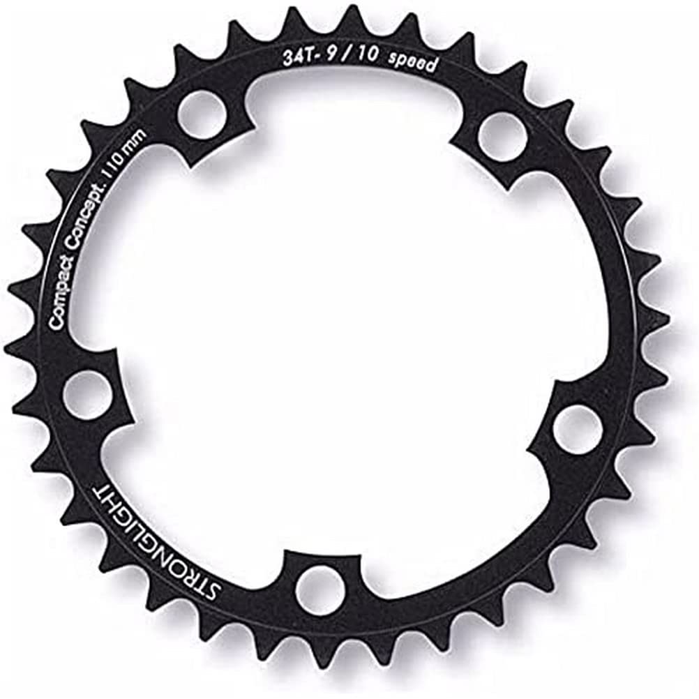 Stronglight Zähne 2286545202 Unisex Adult Tray, Black, 52