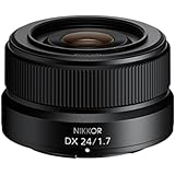 Nikon NIKKOR Z DX 24mm f/1.7 | Extra-large aperture wide-angle prime lens for APS-C size/DX format Z series mirrorless camera