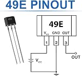 DAOKAI 49E OH49E S49E SS49E Hall Effect Sensor 3V-6.5V TO-92 Pack of 30 view 2
