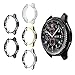 5 Pack Case for Galaxy Watch 42mm, Haojavo Soft Plated TPU CoverScratch-Proof All-Around Protective Bumper Shell Protector for Samsung Galaxy Watch 42mm Smartwatch Bands Accessories