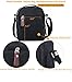 Canvas Crossbody Messager Bag Satchel Handbag Pouch Outdoor Sports Casual Sling Bag Travel Everyday Bag with Adjustable Shoulder Strap Simple Style Pack Phone Holster Carrying Case for Iphone 7 Plus