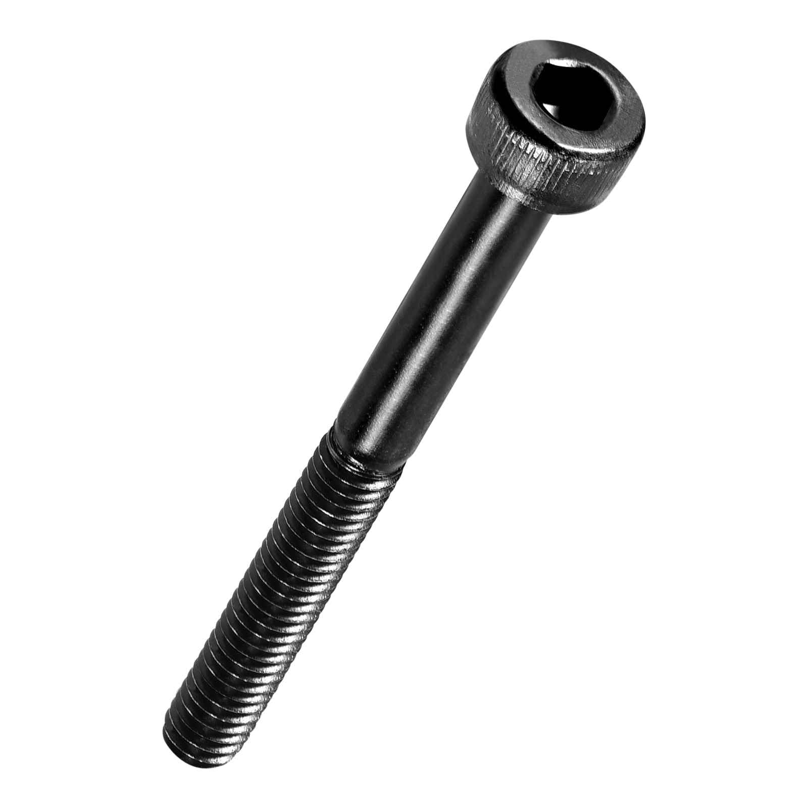Kozelo 50pcs Socket Head Cap Screws - [M4-0.7 x 45mm] Alloy Steel Black Oxide Grade 12.9 Internal Hex Screw Full Thread for Industrial & Machinery Use, Black