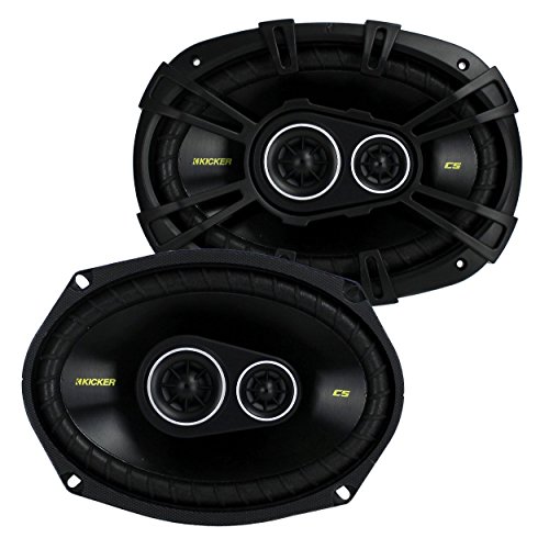 Kicker 6 x 9 Inch 450W 3 Way Car Audio Coaxial Stereo Speakers (2 Pack) | CS6934