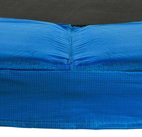 Outdoor Heights Super Round Trampoline Replacement Safety Pad |Spring Cover for Rectangular Trampoline | Durable, Water Resistant, 10" Wide| Fits Most Brands| 7.5 Foot - Blue - Thumbnail 2