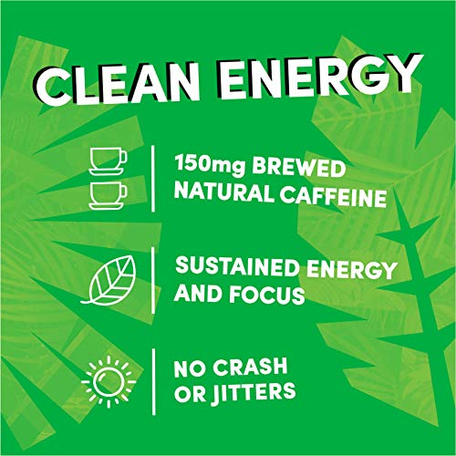 Organic Clean Energy Drink by RUNA, Mango Tango Refreshing Tea Taste