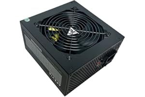Apevia SPIRIT600W Spirit 600W ATX Power Supply with Auto-Thermally Controlled 120mm Fan, 115/230V Switch, All Protections