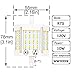 Lustaled 10W R7S 78mm LED Light Bulb 120V J78 T3 LED Bulb Lamp 100W Equivalent R7S LED Floodlight Lamp for Stage Workshop Studio Floor Lamps (Warm White 3000k, 2-Pack)