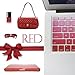 All-inside Red Ombre Color Keyboard Skin for MacBook Pro 13