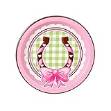 Pink Cowgirl Party Supplies - Dessert Plates (8)