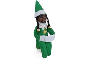 HENGBANG Christmas Elf Plush Doll,Handmade Elf Doll Hip Hop Doll,Christmas Party Holiday Home Festival Decoration (Green (10In /25cm))