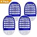 TedGem Bug Zapper, Mosquito Killer Lamp Bug Zapper Electronic Insect Killer Indoor - Eliminates Most Flying Pests with Night Lamp - 4 Pcs (4 pcs)