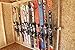 Button Ski Hanger 5-Pack, 5 Individual Fixtures To Safely Store 5 Pairs Of Alpine Skis Of Any Shape Or Size (Rockers, Carvers, Racers, Kids) To Make A Wall Or Floor Ski Storage Rack