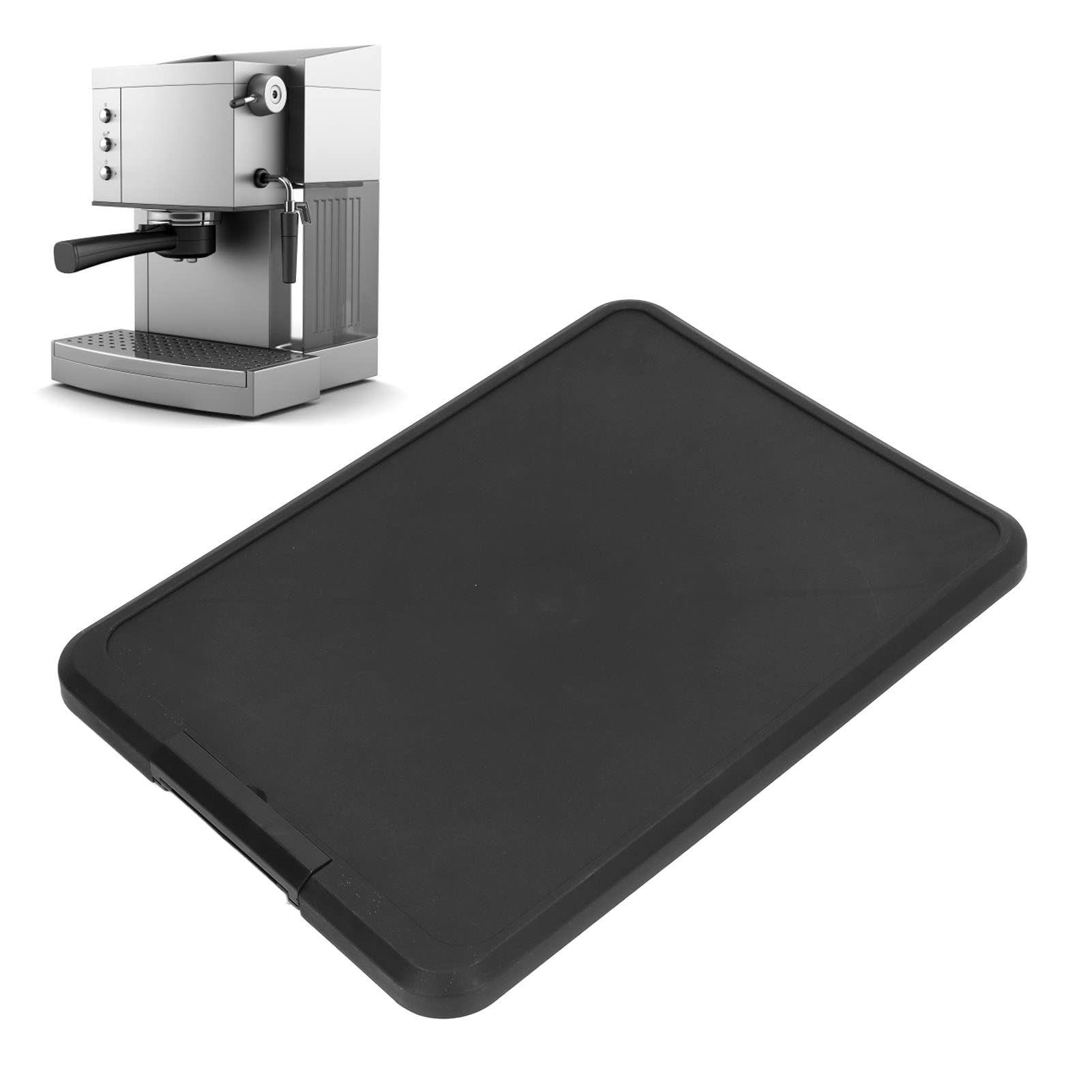 Pissente Kitchen Appliance Sliding Tray, Sliding Coffee Maker Tray Rolling Tray Countertop Storage Moving Slider for Kitchen Appliances Sliding for Bread Machine Breakfast Machine
