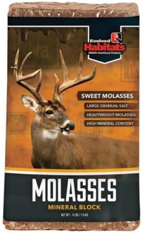 Amazon Com Evolved Molasses Mineral Deer Block 4 Lb Sports
