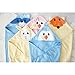 Panda and Penguin Terry Cotton Absorbent Baby Hooded Bath Towel with eBook - Blue