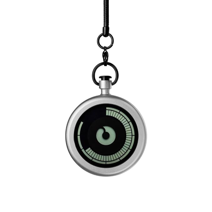 Ziiiro Taschenuhr Titan Chrome Z0009PWS