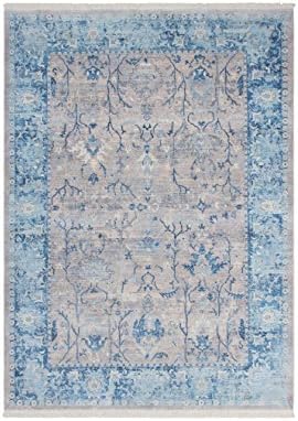 Carpet living room Carpet Classic Traditional Design Tibet - Shannan RUG ornaments Border Pattern polyester 80 cm x 150 cm gray/Decorations buy online