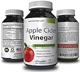 Apple Cider Vinegar Pills - Weight Loss Supplement & Appetite Suppressant - Pure Natural Detox - Increase Metabolism + Burn Fat - Apple Cider Vinegar Capsules for Men & Women - By Huntington Labs