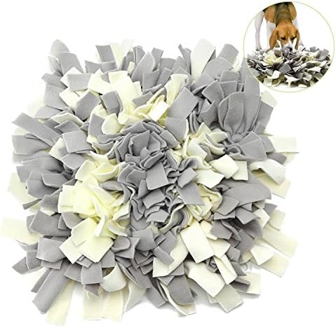 Snuffle Mat for Dogs Handmade Dog Training Mat Play Mat Dog Nosework Blanket Encourages Natural Foraging Skills 16"x16"