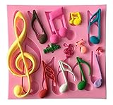 Candy Making Molds,Smozer® Silicone Decorating Candy Mold Cake Molds Musical Note Red