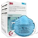3M 1860 N95 Medical Protective Mask, Medical Disposable Mask, Maintenance-free Anti-Particle Medical Mask - 5 PCS FAST SHIPPING FROM USA