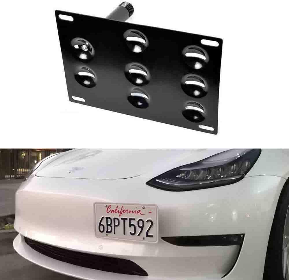 tesla no drill license plate holder