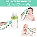 Baby Thermometer - ALOFOX Forehead and Ear Thermometer For Fever - 2 Mode and Infrared Digital Thermometer Suitable For Baby and Adults FDA and CE Approved- Green