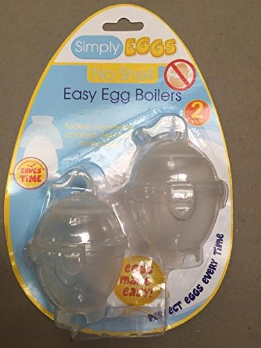 2x No Peel Hard Boiled Eggs Fast Easy Perfect Egg Boiler Cooker Washable Device