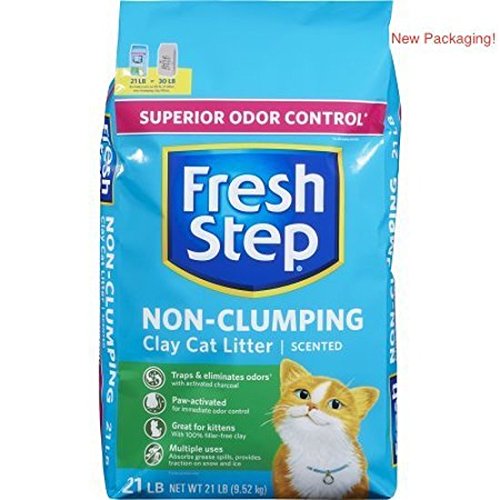 Fresh Step Extreme Clay, Non Clumping Cat Litter, Scented, 21 Pounds