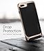 Spigen Neo Hybrid Designed for Apple iPhone 8 Plus Case (2017) / Designed for iPhone 7 Plus Case (2016) - Black & Champagne Gold