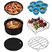COSORI Air Fryer Accessories XL (C158-6AC), Set of 6 Fit all 5.3Qt, 5.8Qt, 6Qt Air Fryer, FDA Approved, BPA Free, 2-Year Warranty