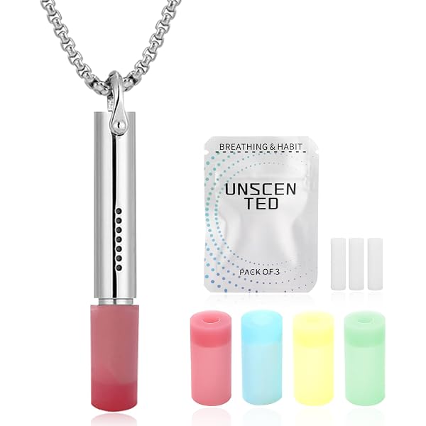 Breathing Necklaces For Anxiety Luciteck Breathlink Quit Smoking Cross ...