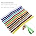 UEETEK Puppy Whelping Collars : 12Pcs Double-Sided Puppy ID Collars with Bells Adjustable Dog ID Bands Identification Collar for Newborn Puppies Kittens