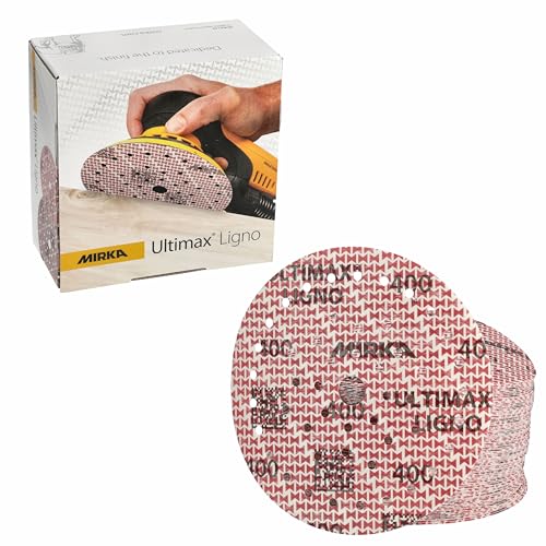 Mirka sanding discs Ultimax Ligno 150mm Hook & Loop grit 400 100pcs
