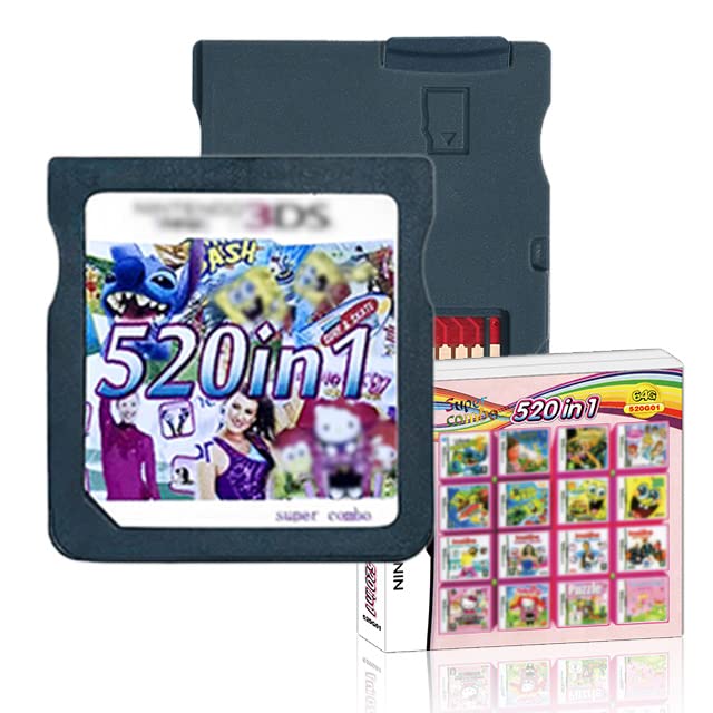 520 in 1 Game Cartridge Classic Nostalgic Games