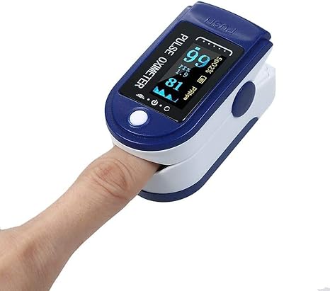 KB Pulse Oximeter Fingertip, Blood Oxygen Saturation Monitor Fingertip, Blood Oxygen Meter Finger Oxymeter Finger with Pulse, O2 Monitor Finger for Oxygen