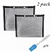 BBQ Grill Mesh Bag,Non-Stick Barbecue Grilling Mesh Mat Copper BBQ Baked Reusable and Easy to Clean for Gas Grill with Free Oil Brush