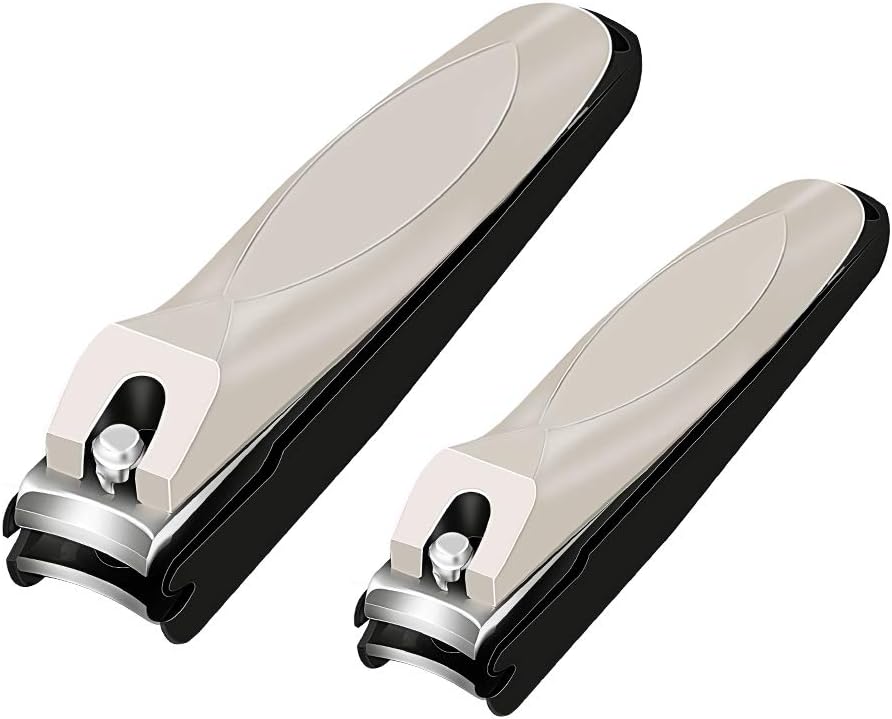 Gotofine Nail Clipper Set with Catcher Anti Splash Fingernail and