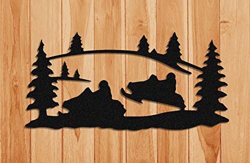 Clingermans Textured Snomobile Wall Hanging