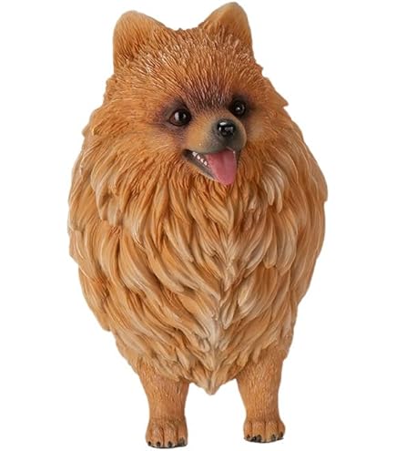 SANDICAST　ポメラニアン　Pomeranian　置物　フィギュア　ミニ Amazon.com: Sandicast Orange Pomeranian Sculpture, Crouching