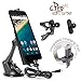 iBOLT cPro NFC Combo Car Dock/Mount USB Type C to USB Type C Charging Cable for Nexus 5X, Nexus 6P w/ 3 mounting Options (Suction Cup Mount, Vent Mount, Adhesive Mini Mount)
