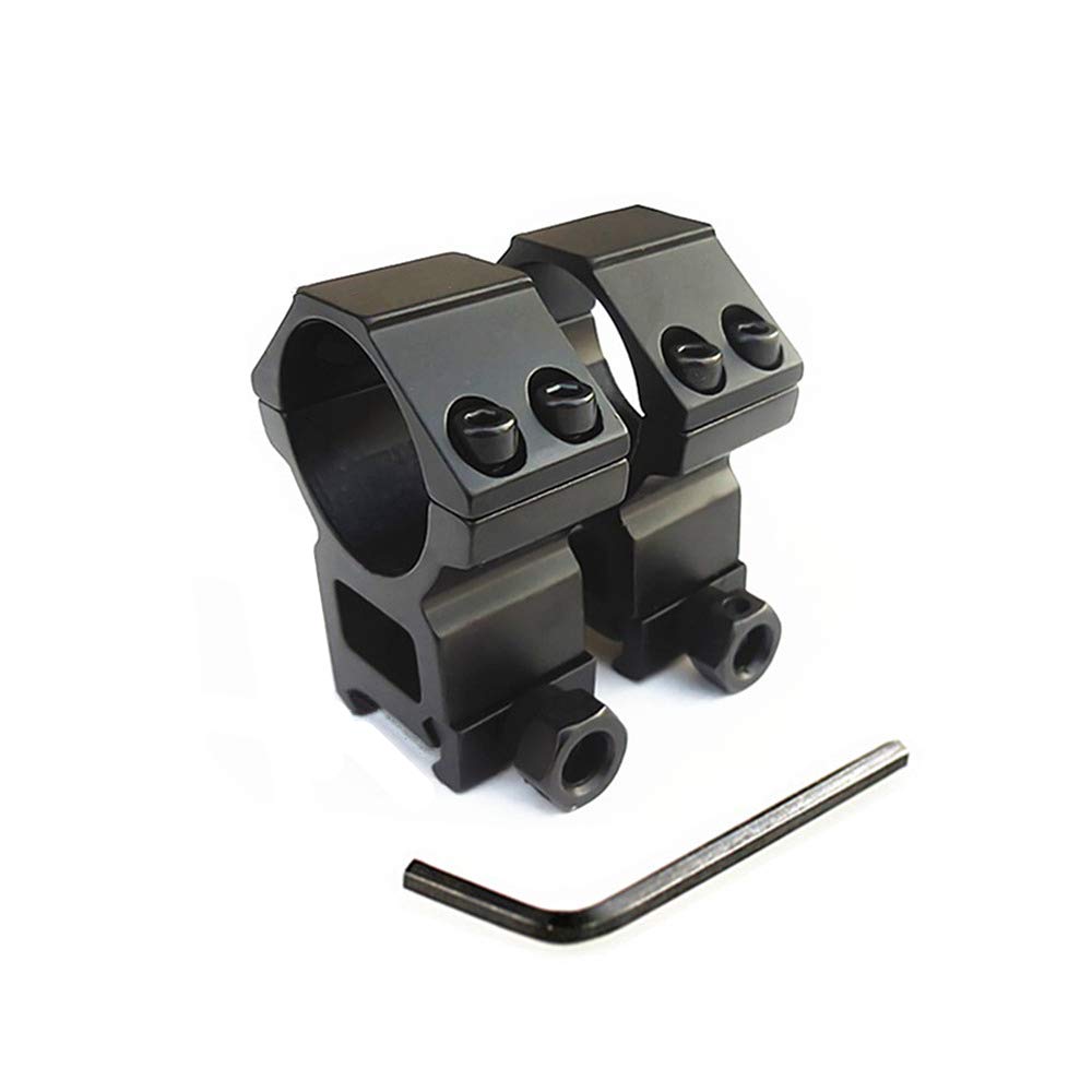 HWZ 30mm Dovetail Scope Mount Rings Medium Profile for 20mm Dovetail Picatinny (2 Pieces)