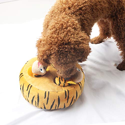 IFOYO Squeak Dog Toys, Large Durable Hide and Seek Puzzle Interactive