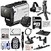 Sony Action Cam FDR-X3000R Wi-Fi GPS 4K HD Video Camera Camcorder & Live View Remote + Shooting Grip Tripod + Action Mounts + 64GB Card + Battery + Backpack Kit