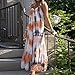 Women’s Sleeveless Spaghetti Strap Maxi Dress – V-Neck Tie-Dyed Print Strap Loose Dress Ankle-Length Dressthumb 3