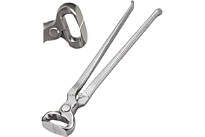 Equinez Tools 14-Inch Hoof Nipper - Premium Vanadium Steel Farrier Tool with Dull Finish for Precision Horse Hoof Trimming, Rust-Resistant, Ergonomic Grip, and Long-Lasting Durability