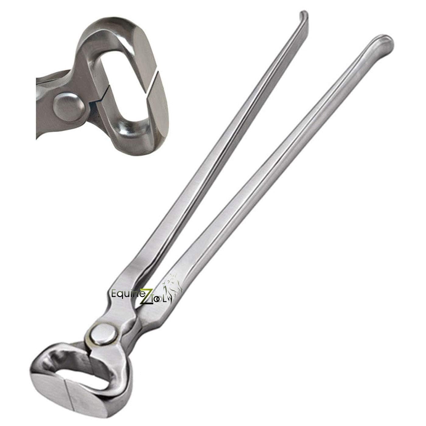 Photo 1 of 14-Inch Hoof Nipper - Premium Vanadium Steel Farrier Tool with Dull Finish for Precision Horse Hoof Trimming, Rust-Resistant, Ergonomic Grip, and Long-Lasting Durability