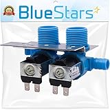 Ultra Durable 285805 Washer Water Inlet Valve with Mounting Bracket by Blue Stars - Exact Fit for Whirlpool Kenmore Kitchenaid Washers - Replaces 292197 3349451 3354565